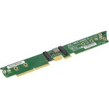 Supermicro 2-Port M.2 Hybrid NVMe or SATA3 Add-on Card for 1U X11 BigTwin,...