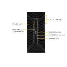 Supermicro CSE-735D4-1K26B Mid-tower Chassis 1200W Power Supply