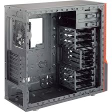Supermicro CSE-GS5B-000R Mid-Tower Chassis NO Power Supply - Supports Intel/AMD...