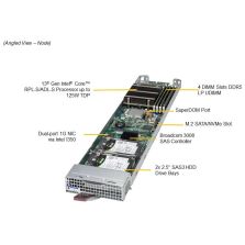 Supermicro MBI-311A-1C2-PACK MicroBlade 6U Barebone Single Intel Core i9-13900E/TE and...