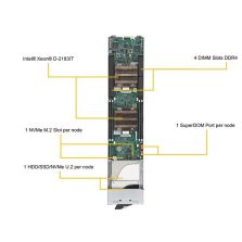 Supermicro MBI-6219B-T83N-PACK MicroBlade Barebone Embedded Intel Xeon D-2183IT Processor