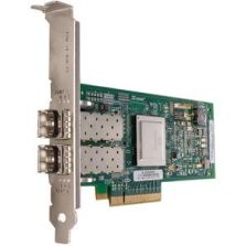 QLogic QLE2562 8Gb/s Fibre Channel Card - Gen 2 PCI-E x8 Dual-Port SFP+ Connectors...