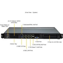 Supermicro SYS-110D-16C-FRAN8TP IoT Server 1U Barebone Embedded Intel Xeon D-2775TE...