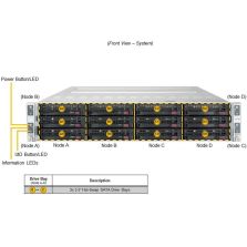 Supermicro SYS-620TP-HC8TR Twin 2U Barebone 4-Node Dual Intel Xeon Scalable Processors...