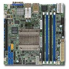 Supermicro X10SDV-4C-TLN4F Motherboard Mini-ITX SoC Intel Xeon D-1518 4-Core, Single...