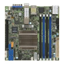 Supermicro X10SDV-8C-TLN4F+ Motherboard Mini-ITX SoC Xeon D-1537 8-Core, Single Socket...