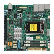 Supermicro X11SSV-LVDS Motherboard mini-ITX Socket H4 (LGA 1151) for Intel 6th Gen Core...
