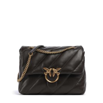 Pinko Love Puff Big Shoulder bag dark brown