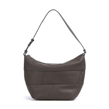 Liebeskind Edda Calf Optic M Hobo bag dark grey