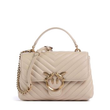 Pinko Love Lady Puff Mini Crossbody bag nude