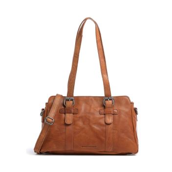 Spikes & Sparrow Bronco Shoulder bag cognac