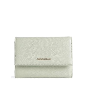 Coccinelle Metallic Soft Wallet mint green