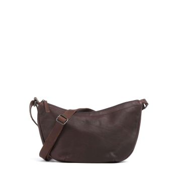The Chesterfield Brand Cow Wax Pull Up Piemonte Crossbody bag dark brown