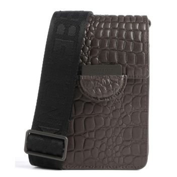 Liebeskind Pam Waxy Croco Phone bag olive-green