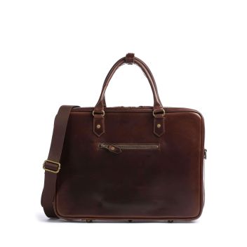 Buckle & Seam Albert Briefcase dark brown