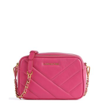 Lancaster Soft Matelassé Crossbody bag pink