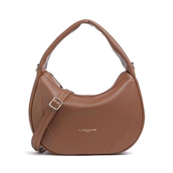 Lancaster Foulonne Cerceau Hobo bag brown