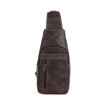 Jack Kinsky Baltimore 17 Sling bag dark brown