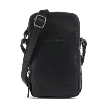 The Chesterfield Brand Cow Wax Pull Up Alesund Phone bag black