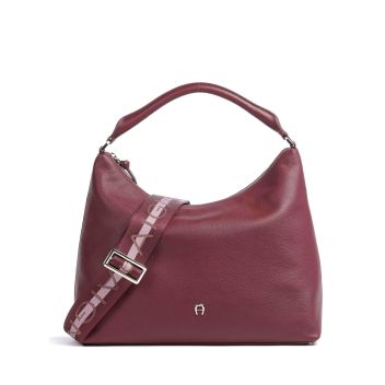 Aigner Zita M Hobo bag wine