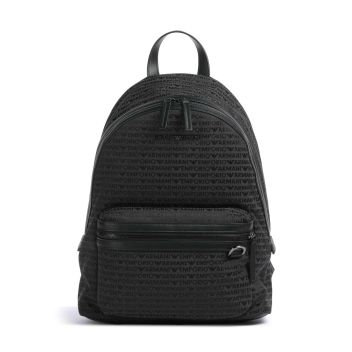 Emporio Armani Logo Jacquard Backpack black