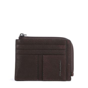 Piquadro Wollem RFID Credit card holder dark brown