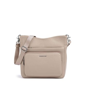 Mandarina Duck Mellow Leather Crossbody bag beige