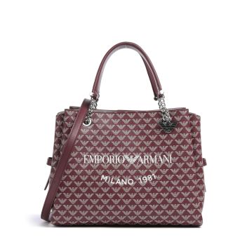 Emporio Armani Annie Handbag dark red