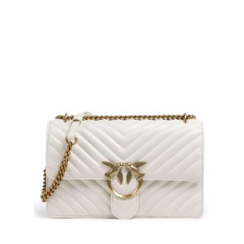 Pinko Love One Classic Shoulder bag white