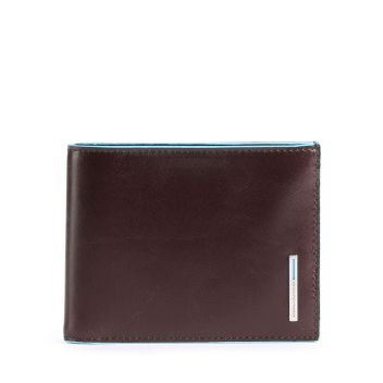 Piquadro Blue Square RFID Credit card holder mahogany