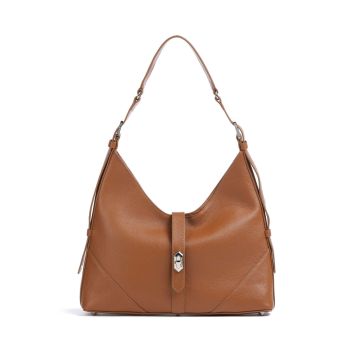 Lancaster Milano Delta Hobo bag brown