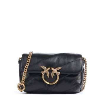 Pinko Love Puff Micro Crossbody bag black