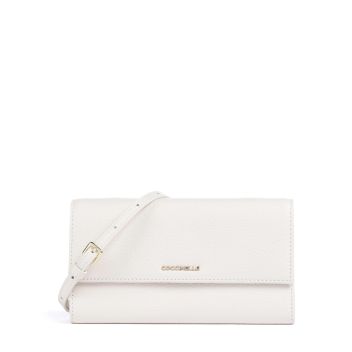 Coccinelle Metallic Soft Wallet white