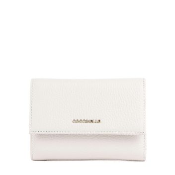 Coccinelle Metallic Soft Wallet white