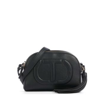 Twinset Oval T Logo Crossbody bag black