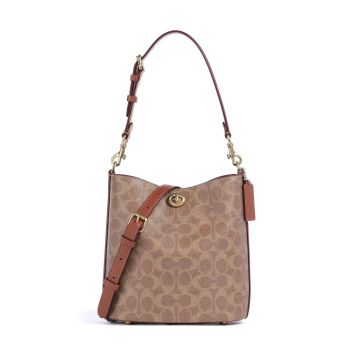 Coach Willow Signature 19 Hobo bag brown
