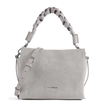 Coccinelle Boheme Suede Handbag light grey