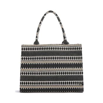 Depeche Summer Sounds Tote bag beige/black