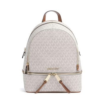 Michael Kors Rhea Zip Backpack ivory