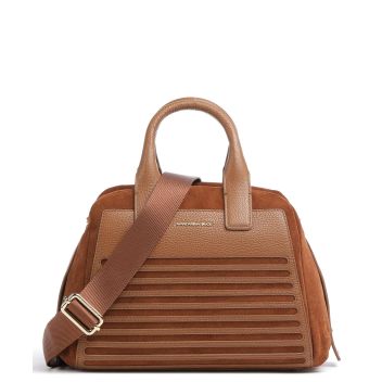 Mandarina Duck I-Con Velvet Handbag brown