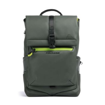 Piquadro Corner Special Rolltop backpack khaki