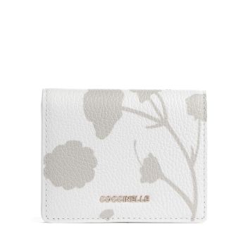 Coccinelle Metallic Shadow Print Wallet white