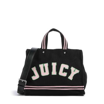 Juicy Couture Iris Patch Canvas M Handbag black