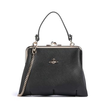 Vivienne Westwood Granny Saffiano Plain Crossbody bag black