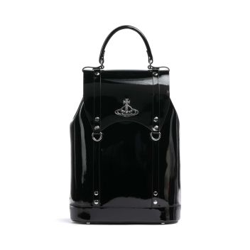 Vivienne Westwood Max Shiny Patent Backpack black