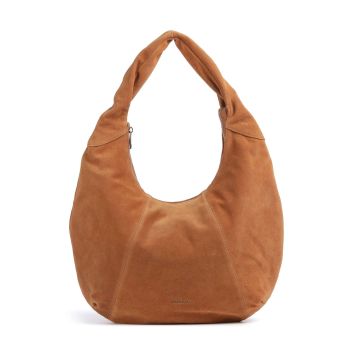 Núnoo Suede Gabi Hobo bag caramel