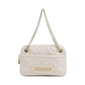 Love Moschino Quilted Shoulder bag beige