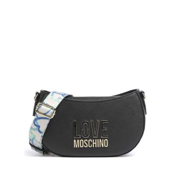 Love Moschino Jelly Logo Crossbody bag black