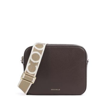 Coccinelle Tebe Crossbody bag dark brown