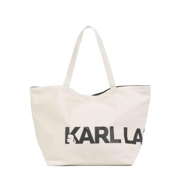 Karl Lagerfeld K/Essential Big Logo Tote bag nature